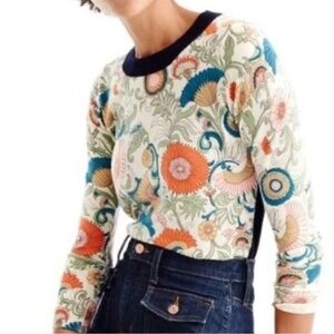 J Crew, EUC, M, Tippi Sweater in Ornate Floral